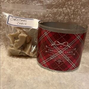 Scented Candle - Red Plaid